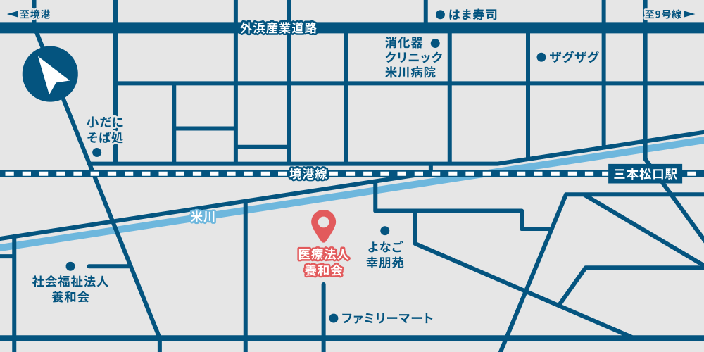 医療法人養和会の地図